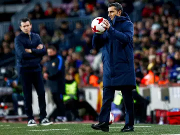 Ernesto Valverde, en la banda del Camp Nou Ernesto Valverde, en la banda del Camp Nou