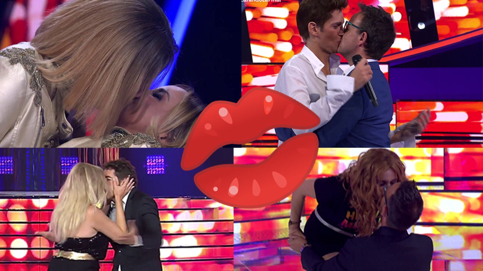 Los besos de película de ‘Tu cara me suena’