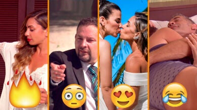 Complicidad, deseo y poco fuego en el primer programa de 'Casados a primera vista'