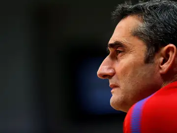 Valverde, en rueda de prensa Valverde, en rueda de prensa