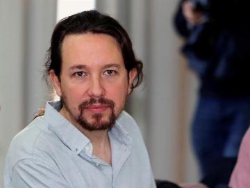 El líder de Podemos, Pablo Iglesias