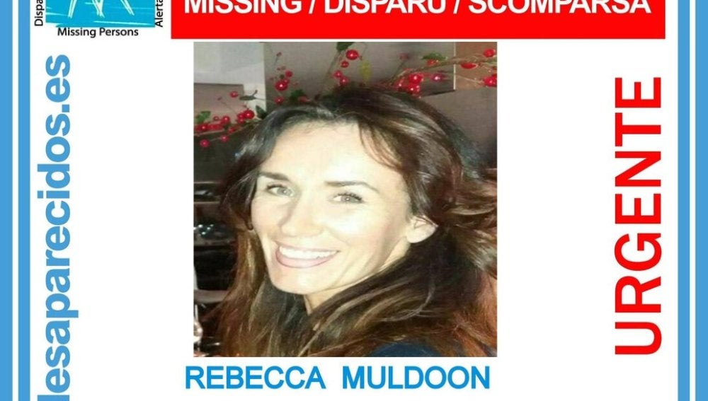 Rebecca Muldoon, desaparecida desde el 2 de enero
