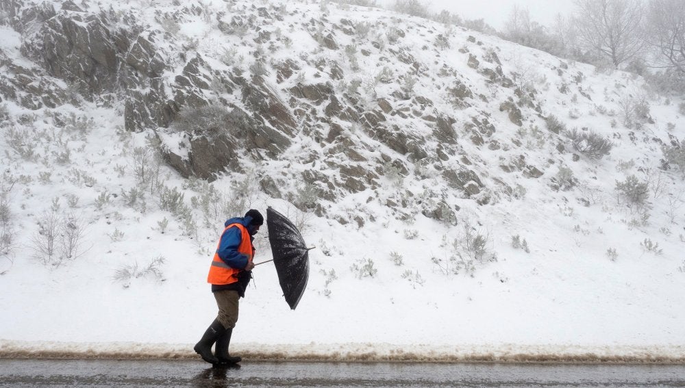 Temporal de nieve en España