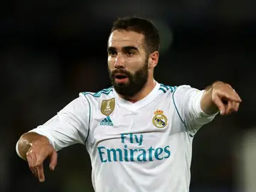 Carvajal, en un partido Carvajal, en un partido