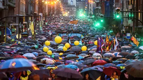 Manifestación Bilbao contra la dispersión de presos de ETA Manifestación Bilbao contra la dispersión de presos de ETA