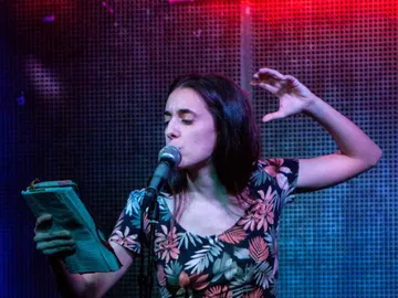 Alejandra Martínez, la ganadora del 'Poetry Slam' de Madrid Alejandra Martínez, la ganadora del 'Poetry Slam' de Madrid