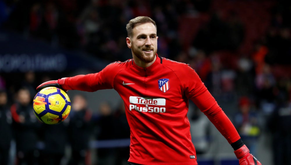 Oblak, con el Atlético