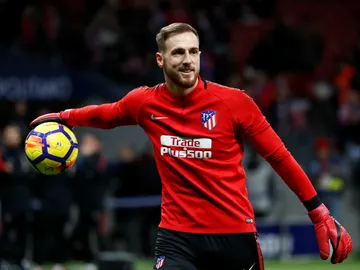 Oblak, con el Atlético Oblak, con el Atlético