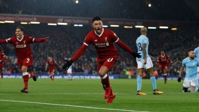 El Liverpool acaba con la imbatibilidad del City de Guardiola en un partidazo en Anfield