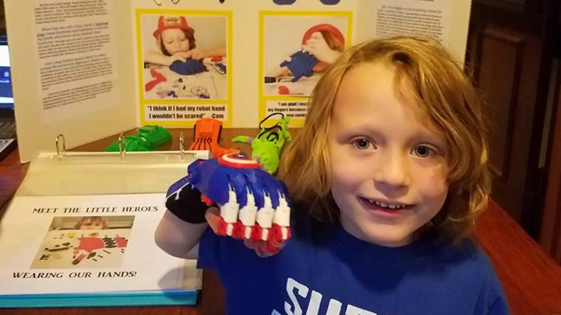 Cameron, el niño que diseña prótesis 3D Cameron, el niño que diseña prótesis 3D