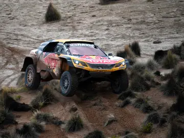 Peterhansel durante el Dakar Peterhansel durante el Dakar