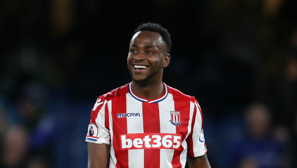 Berahino, con el Stoke