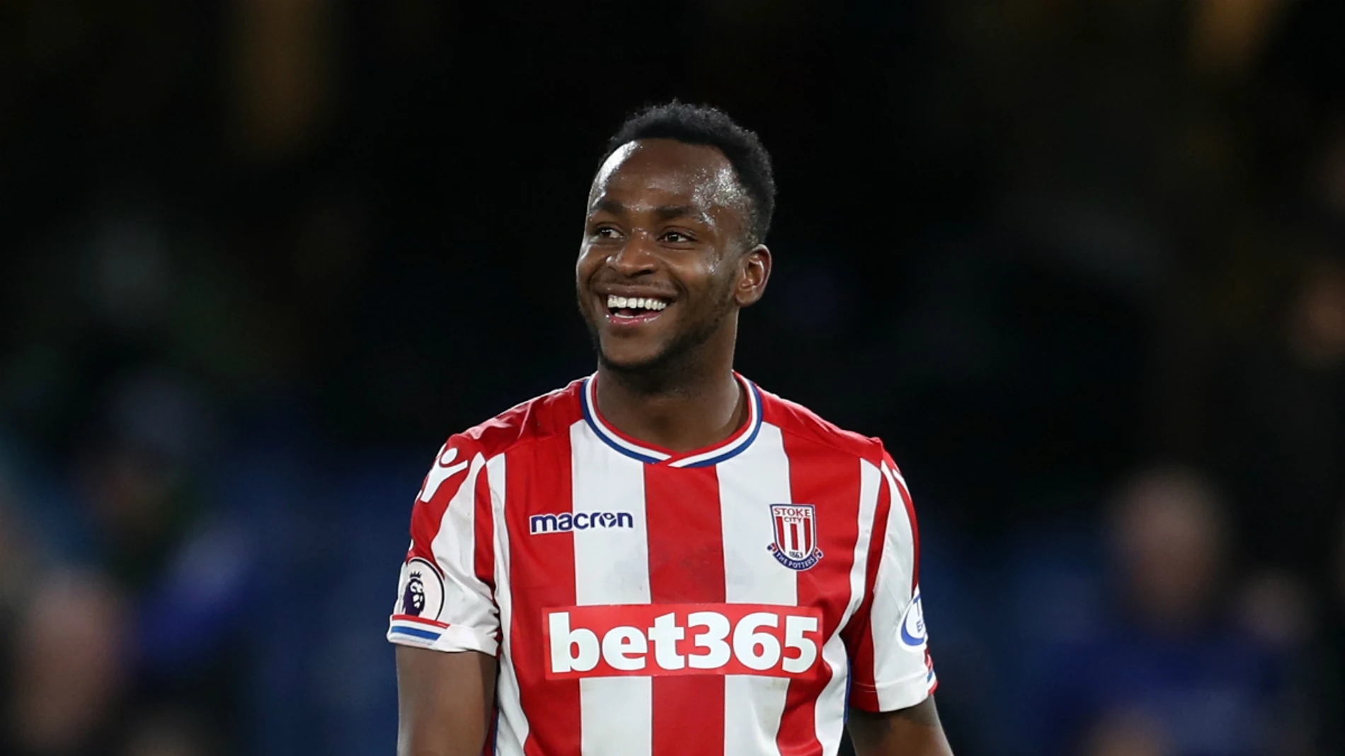Berahino, con el Stoke Berahino, con el Stoke
