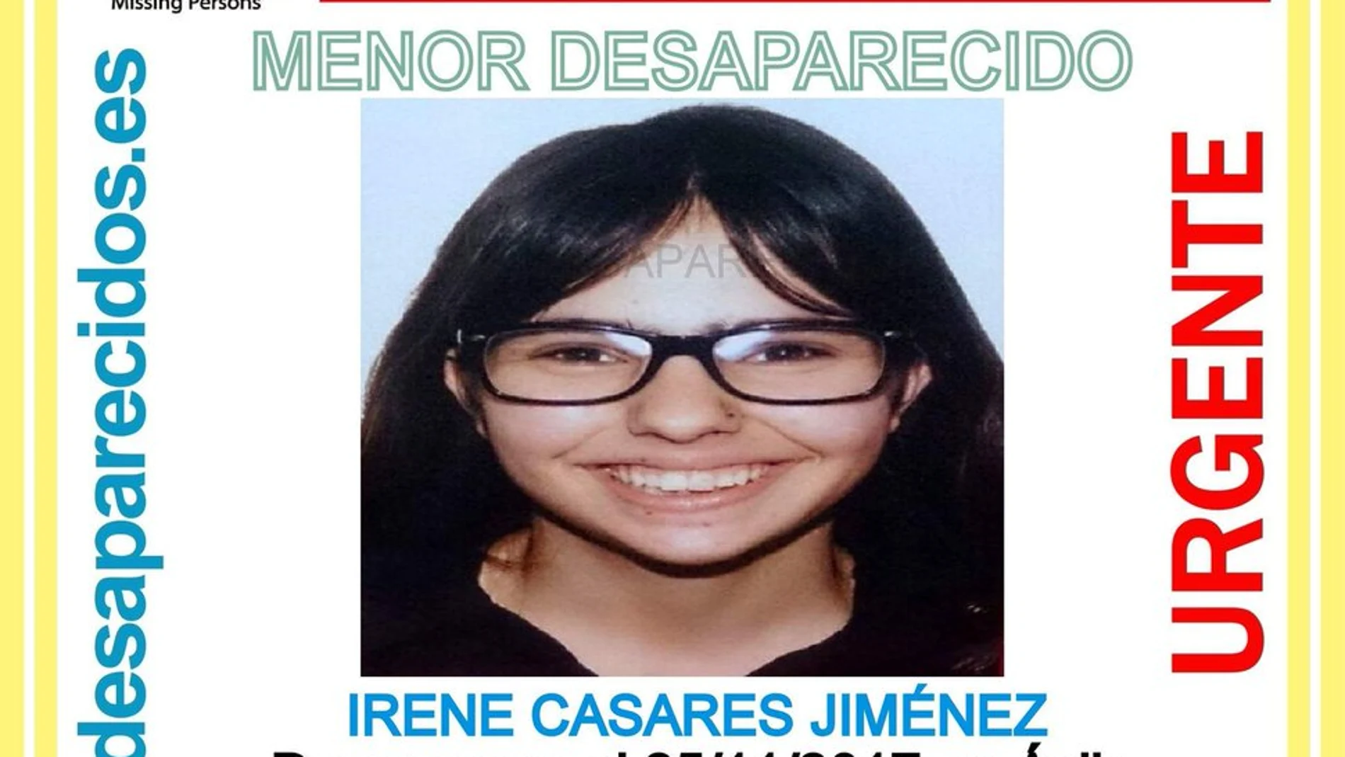Irene Casares, desaparecida en Ávila Irene Casares, desaparecida en Ávila
