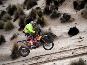 Antoine Meo durante el Dakar Antoine Meo durante el Dakar