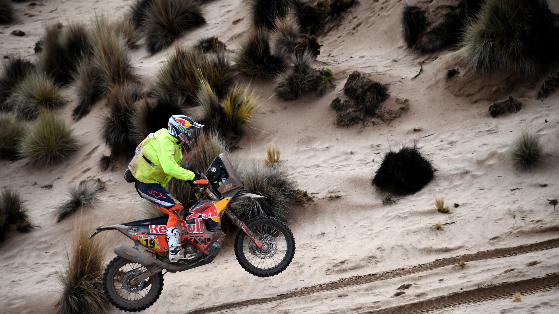 Antoine Meo durante el Dakar Antoine Meo durante el Dakar