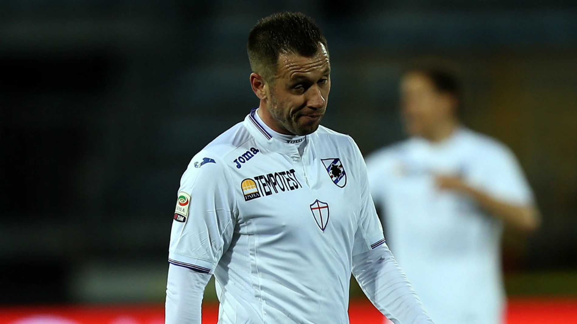 Cassano, con la Sampdoria Cassano, con la Sampdoria