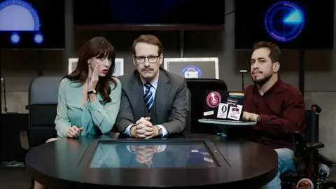 Andrea, Julián y Carreño, los miembros del Ministerio del Interior Andrea, Julián y Carreño, los miembros del Ministerio del Interior