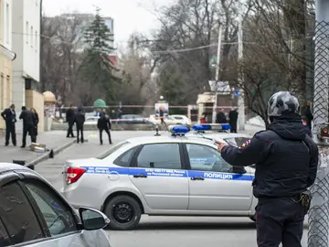 Imagen de un policía ruso Imagen de un policía ruso