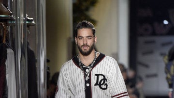 Maluma desfilando para Dolce & Gabbana