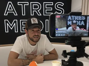 Pablo López durante un Facebook Live con Antena 3 Pablo López durante un Facebook Live con Antena 3