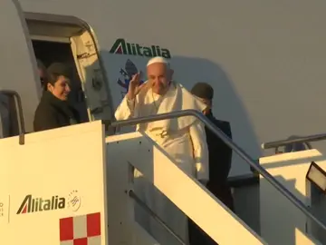 El papa Francisco emprendió su viaje a Chile y Perú El papa Francisco emprendió su viaje a Chile y Perú