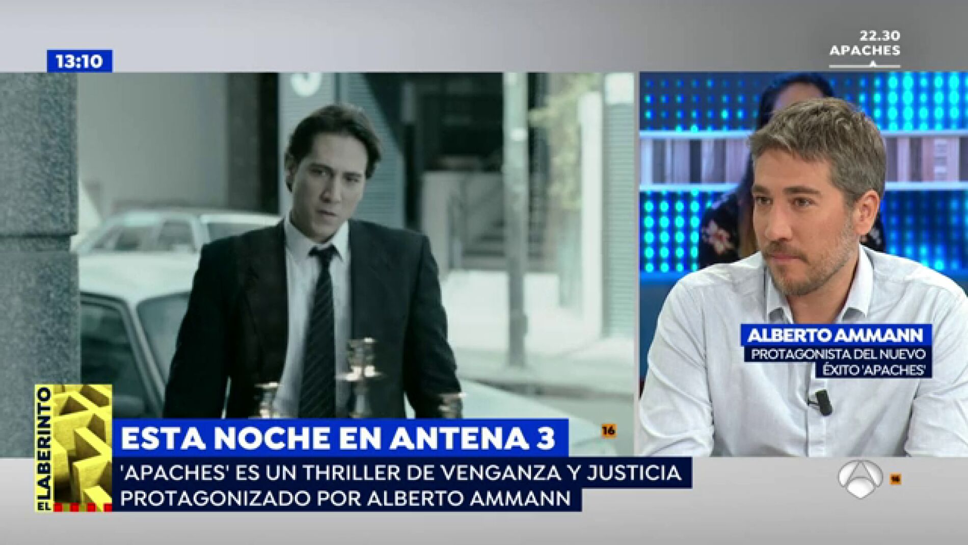 Alberto Ammann, sobre 'Apaches': "Yo creo que Miguel ha honrado a su padre"