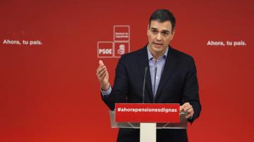 El líder del PSOE, Pedro Sánchez