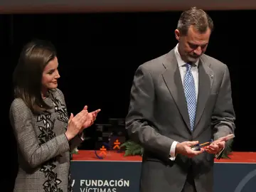 El Rey, en presencia de la reina Letizia, observa el Premio El Rey, en presencia de la reina Letizia, observa el Premio