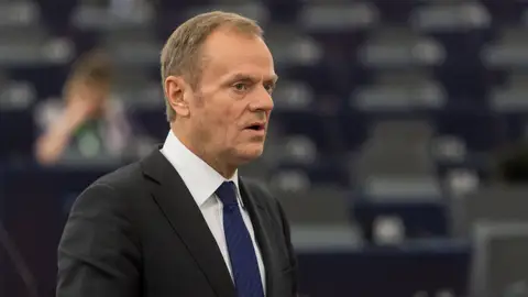 El presidente del Cosejo Europeo, Donald Tusk El presidente del Cosejo Europeo, Donald Tusk