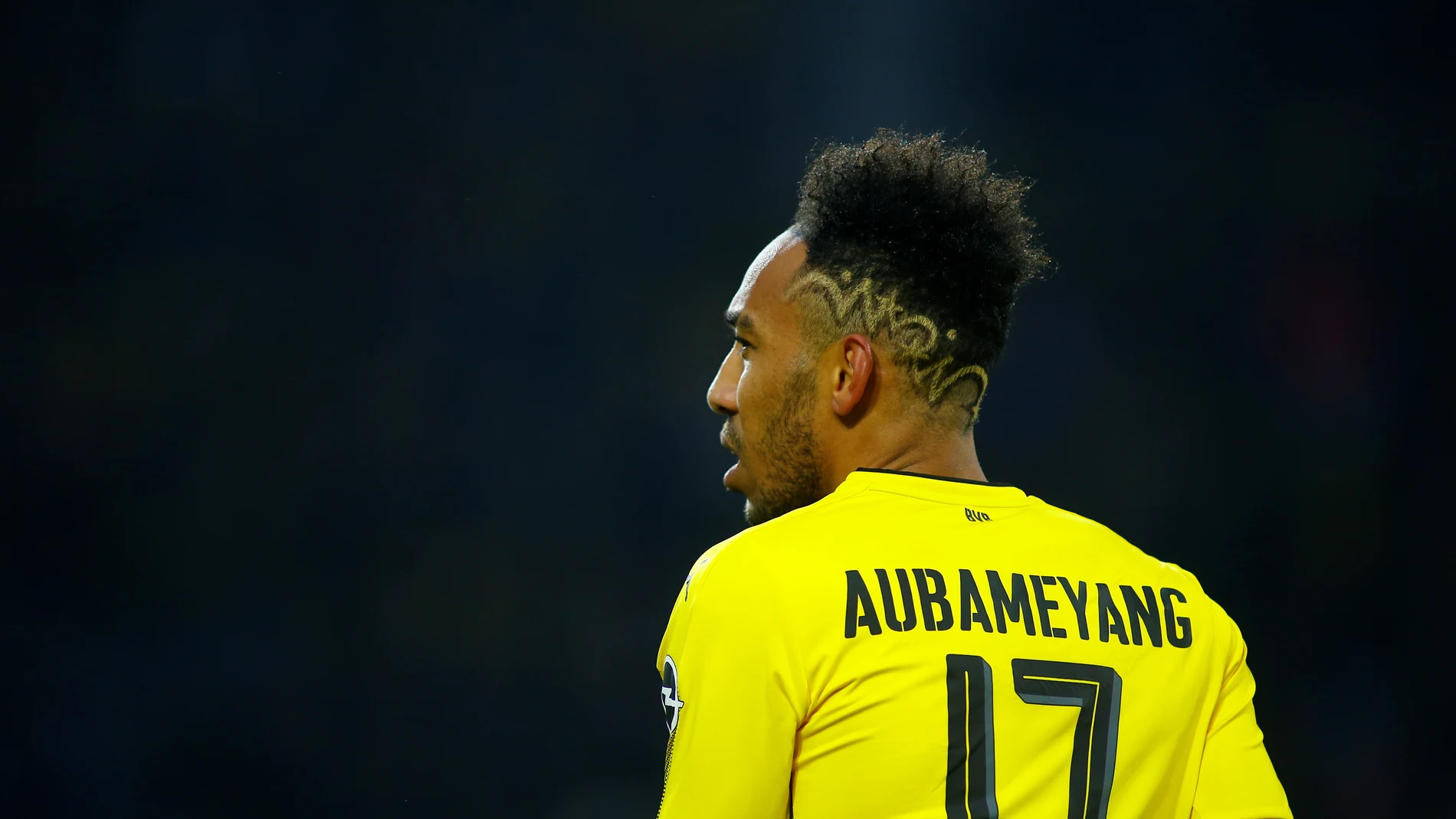 Aubameyang, durante un partido con el Borussia Dortmund Aubameyang, durante un partido con el Borussia Dortmund