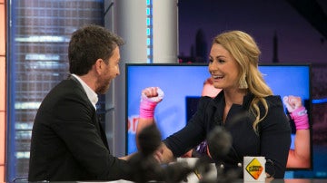 Lydia Valentín juega al 'peso justo' con Trancas y Petancas