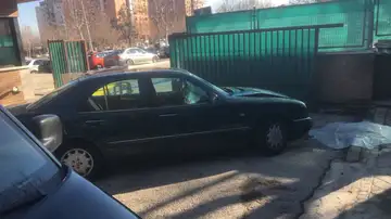 El vehículo con el que el detenido cometió el atropello El vehículo con el que el detenido cometió el atropello