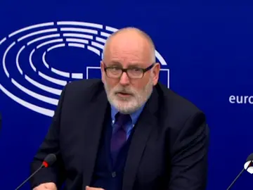 El vicepresidente primero de la Comisión Europea, Frans Timmermans El vicepresidente primero de la Comisión Europea, Frans Timmermans