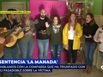 La comparsa reivindicativa para apoyar a la víctima de 'La Manada'