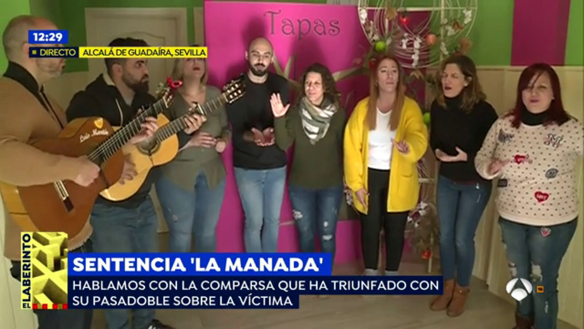 La comparsa reivindicativa para apoyar a la v&iacute;ctima de 'La Manada'