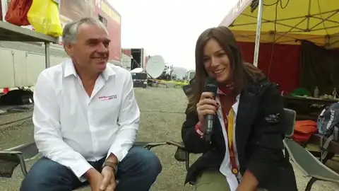 Guy Bottlaender, meteorólogo en el Dakar, con Mercedes Martín: "El peso de la información meteorológica es fundamental en el Dakar" Guy Bottlaender, meteorólogo en el Dakar, con Mercedes Martín: "El peso de la información meteorológica es fundamental en el Dakar"