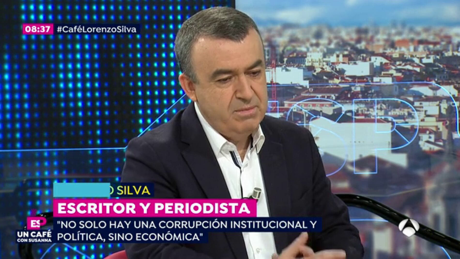 Lorenzo Silva, en Espejo P&uacute;blico