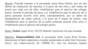 Escrito de acusación del equipo jurídico del italiano Francesco Arcuri Escrito de acusación del equipo jurídico del italiano Francesco Arcuri