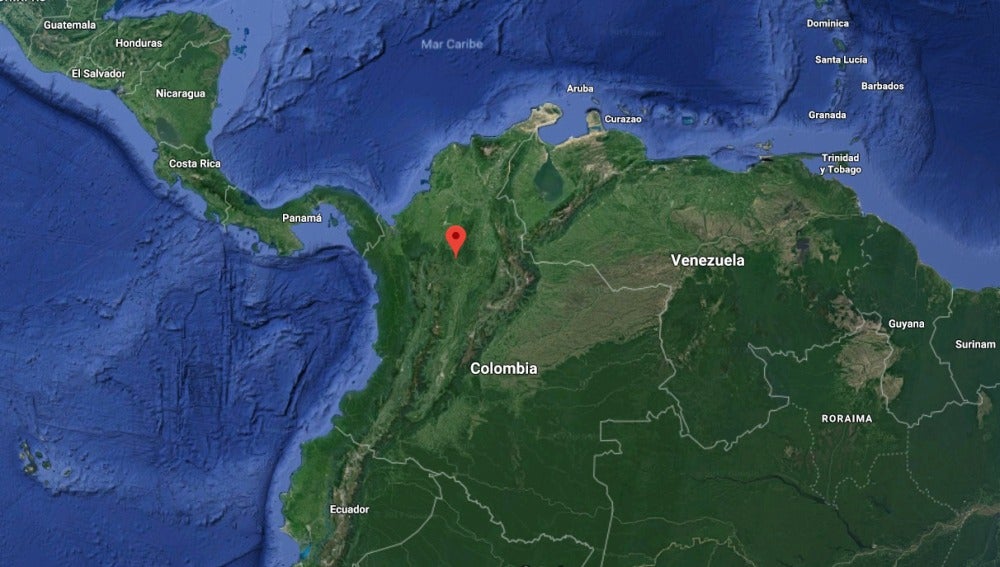 Zona donde ha tenido lugar el accidente