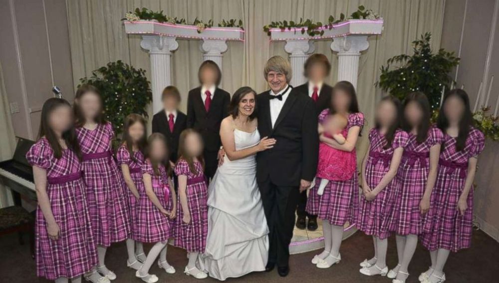 La familia Turpin, en una foto compartida en Facebook