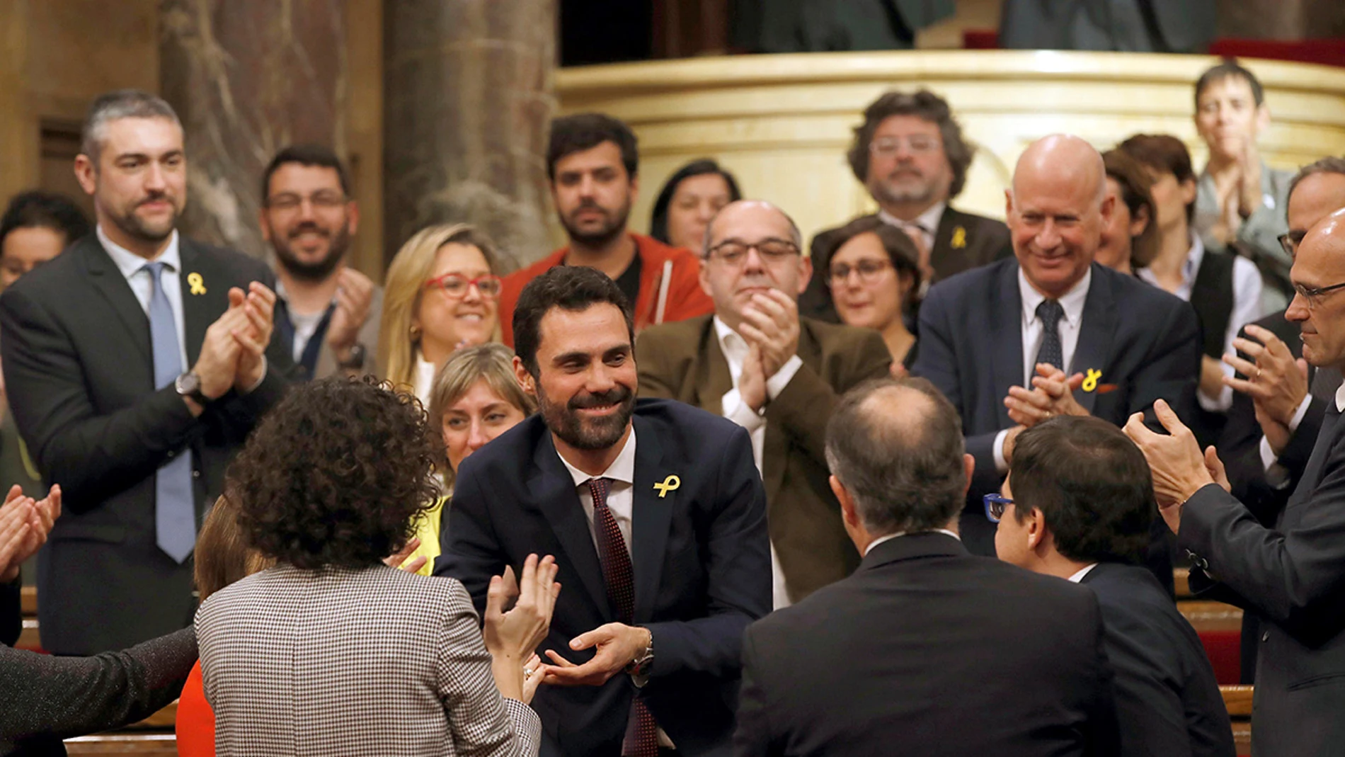 Roger Torrent, nuevo presidente del Parlament Roger Torrent, nuevo presidente del Parlament