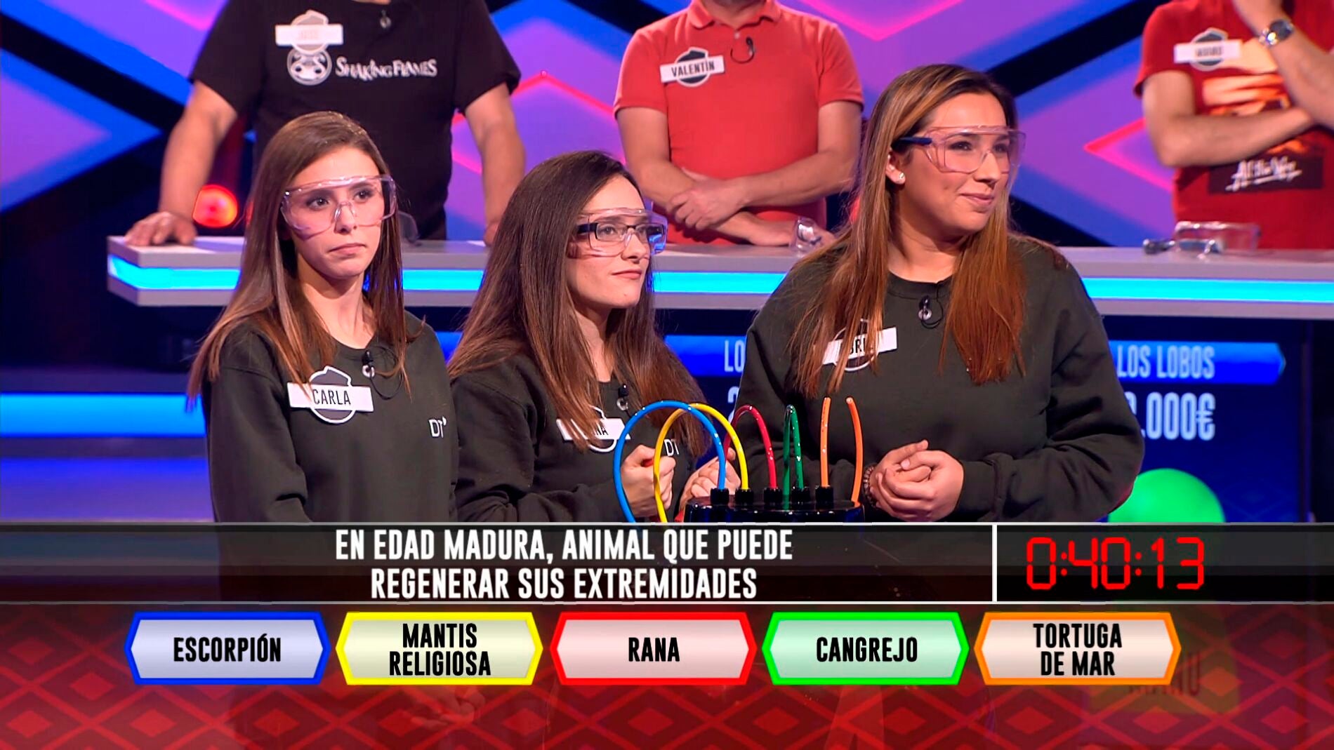El equipo de 'Double Trouble' en '&iexcl;Boom!'.