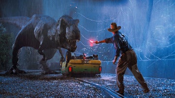 El T-Rex en 'Jurassic Park'