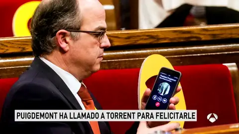 Llamada de Puigdemont a Torrent Llamada de Puigdemont a Torrent