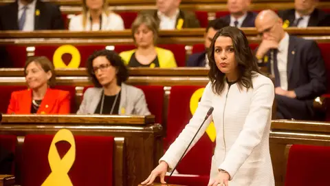 Inés Arrimadas en el Parlament Inés Arrimadas en el Parlament