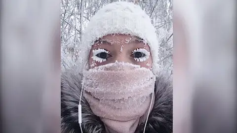 Siberia vive una ola de frío extremo con hasta 65 grados bajo cero Siberia vive una ola de frío extremo con hasta 65 grados bajo cero