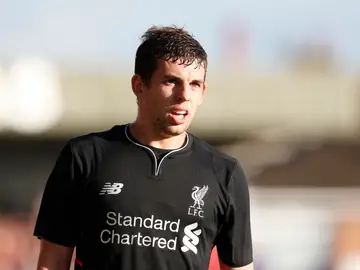 Flanagan, durante un partido con el Liverpool Flanagan, durante un partido con el Liverpool