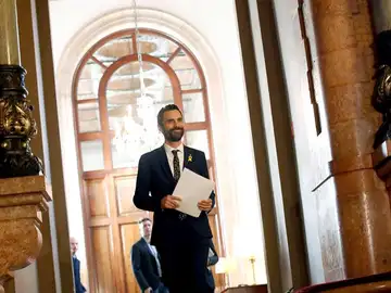 Roger Torrent en el Parlament Roger Torrent en el Parlament