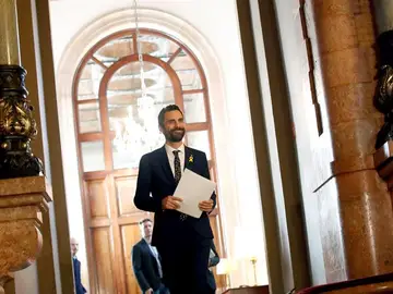 Roger Torrent en el Parlament Roger Torrent en el Parlament